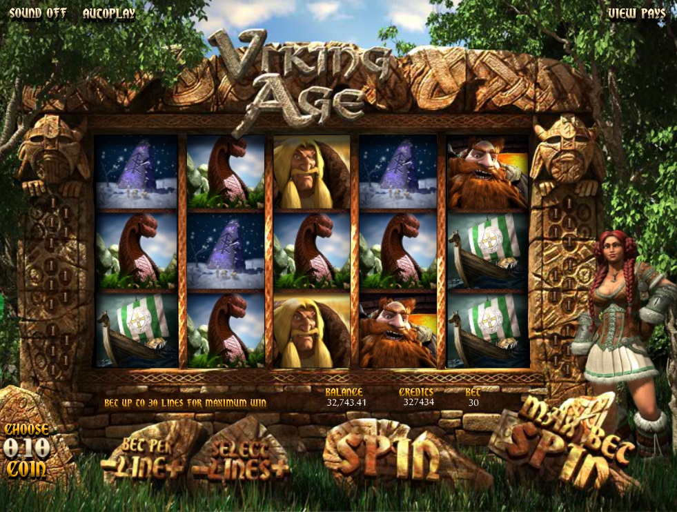 Описание слота Viking Age (Эпоха Викингов) в казино Вулкан Deluxe